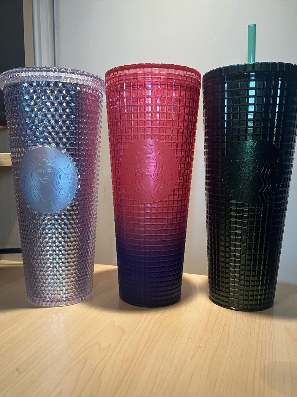 Lot of 3 Starbucks Cold Cups GUC